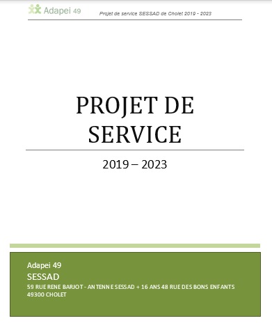 Projet de service SESSAD 2019 2023